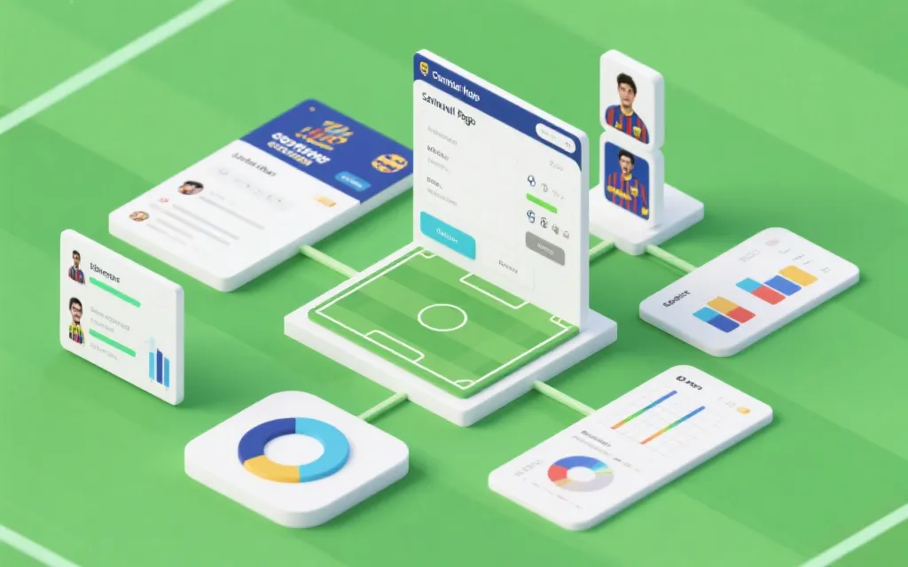 世界杯专题内容矩阵与内链网络示意，包含赛程、球队档案、比赛页、数据榜单与产业报告